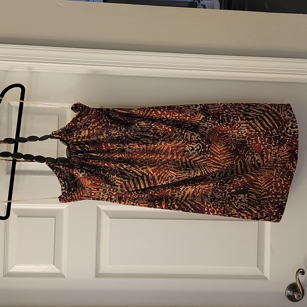 Summer dress size 16 multicolored